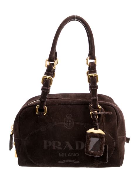 Prada Scamosciato Shoulder Bag .